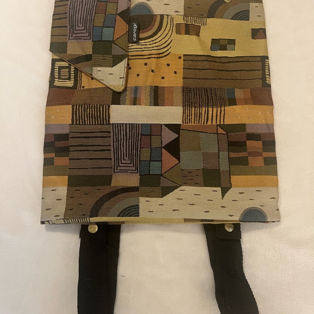 🩷Carson Rogers CAROGI
Convertible Triangle Geometric Pattern Backpack/ Pouch💚